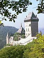 The royal castle Karltejn