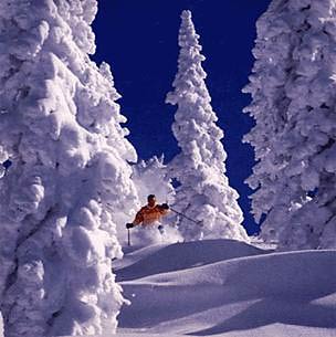 Winter in Czechias Krkonoe